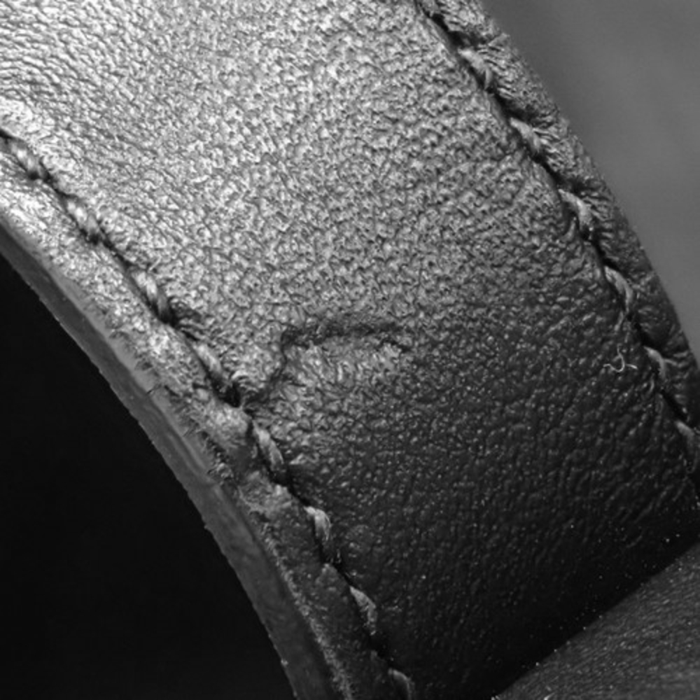 Prada Triangle Logo Rucksack Backpack Leather Bla… - image 6